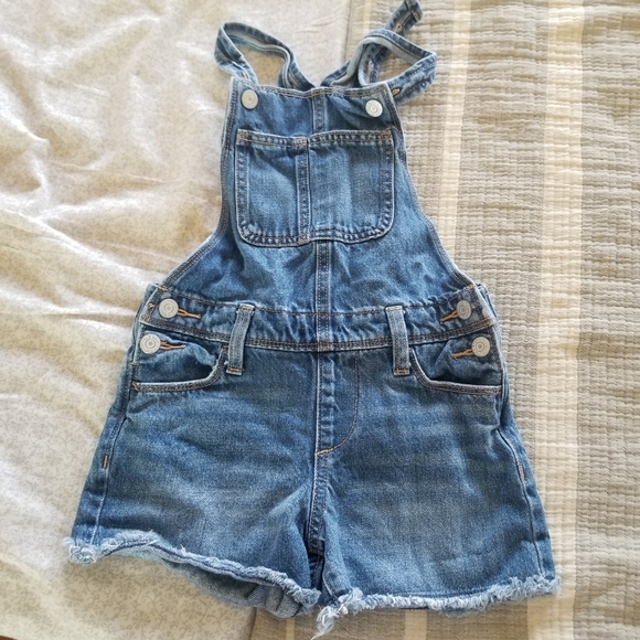 Old Navy | Denim Short Overalls - Picture 1 of 4